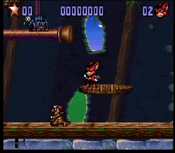 Aero the Acro-Bat 2 (USA) screen shot game playing